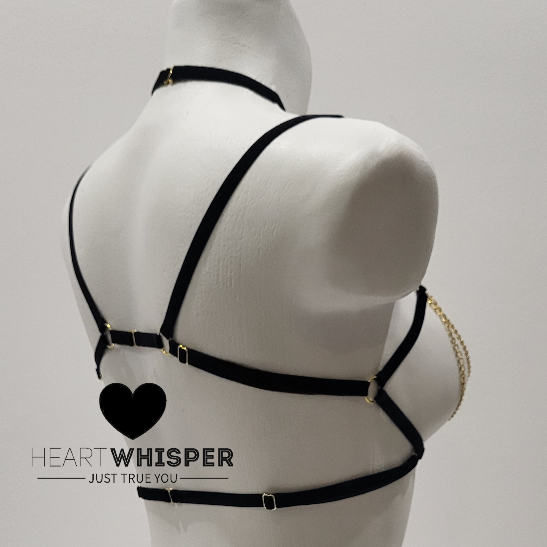 FREYA - BIUSTONOSZ OTWARTY Z ŁAŃCUSZKAMI - obrazek 5