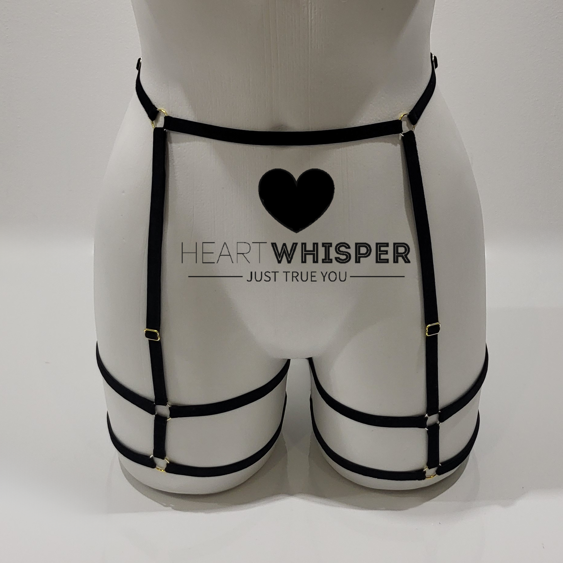 WHISPER - HARNESS NA UDA Z PODWÓJNYM PASKIEM - obrazek 4