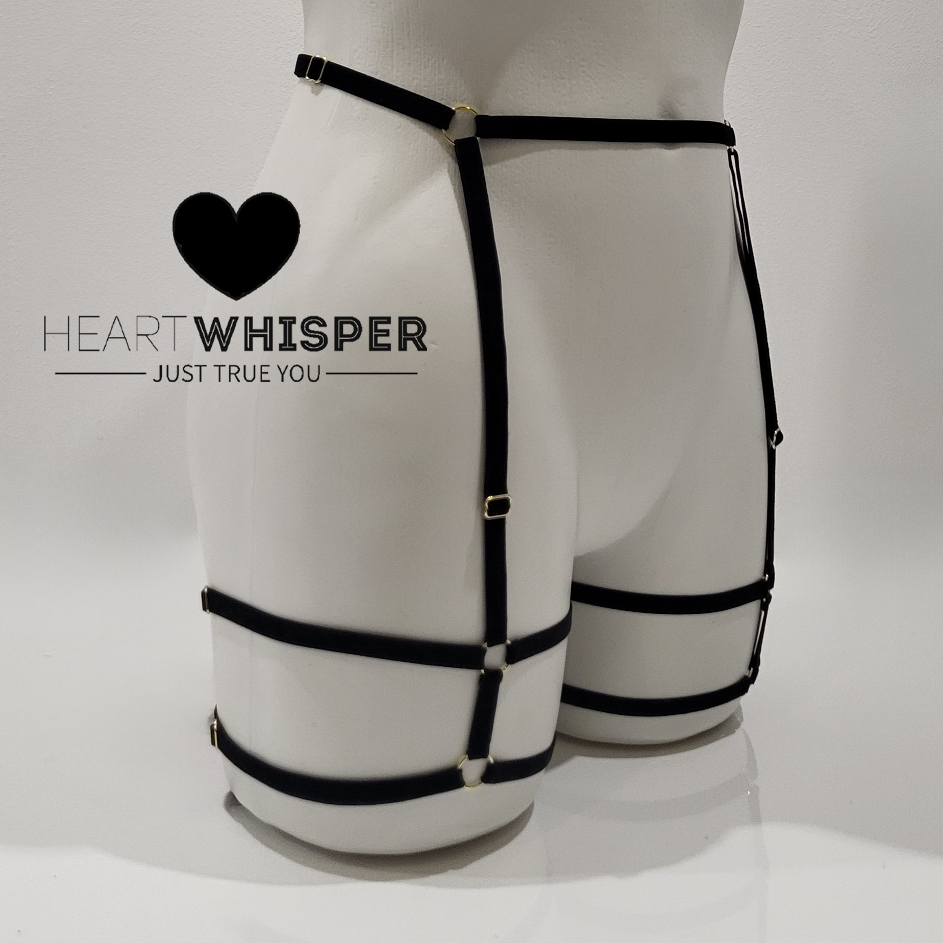 WHISPER - HARNESS NA UDA Z PODWÓJNYM PASKIEM - obrazek 5